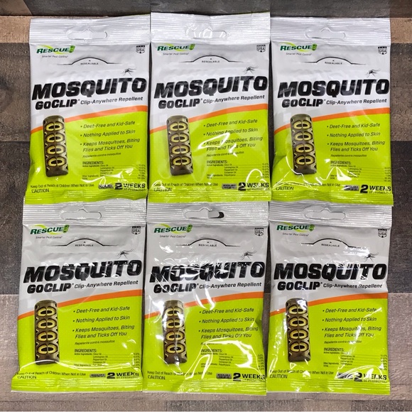 Other Rescue Mosquito Goclip Clipon Insect Repellent Kid Safepet Safe Lot Of 6 Poshmark